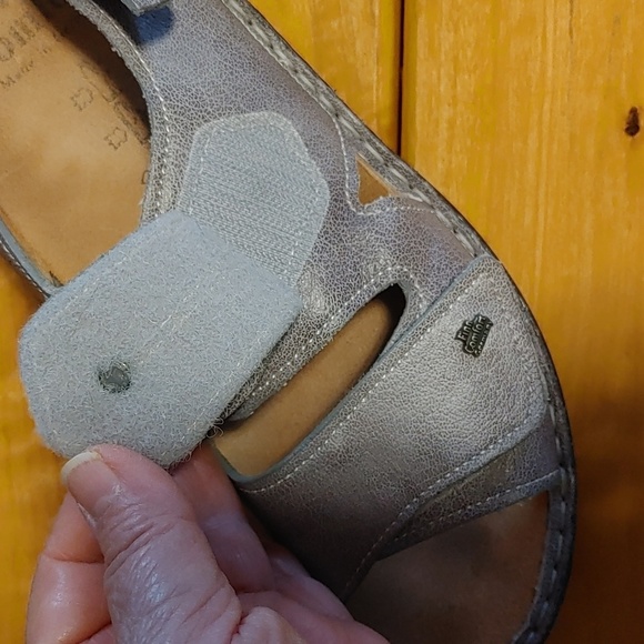 💚Ladies Finn Comfort Gray Sandals - Picture 12 of 16